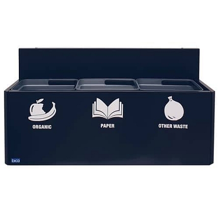 Nástěnná třídicí stanice Bica 812 3 x 15 l