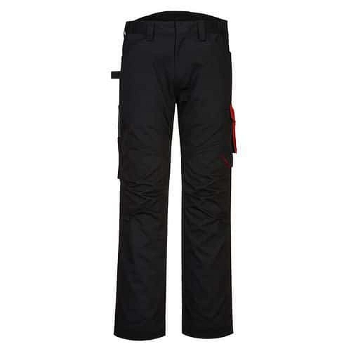 Servisní kalhoty PW2, červená/černá, normální, vel. 40