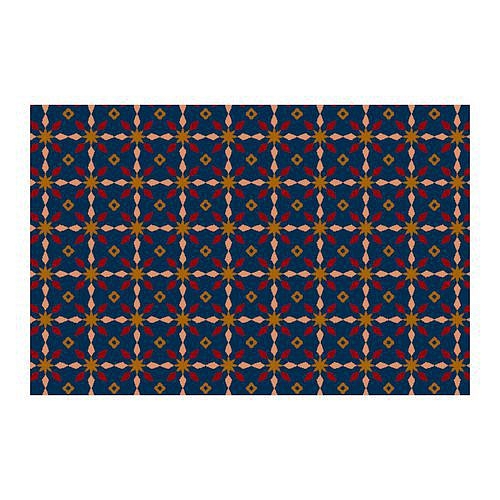 Vnitřní čisticí rohož Déco Design™ Imperial Snowstar, modrá, 120 x 180 cm