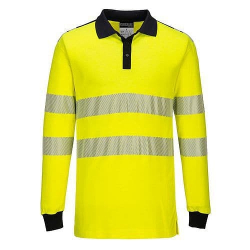 FR Hi-Vis polokošile, černá/žlutá, vel. L