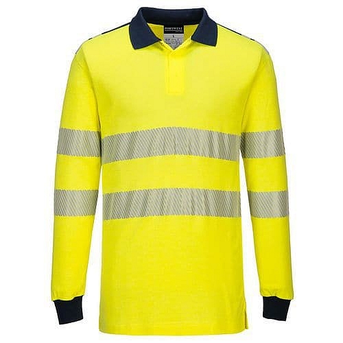 FR Hi-Vis polokošile, modrá/žlutá, vel. L