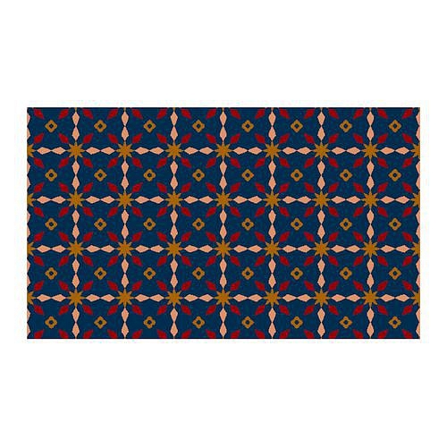Vnitřní čisticí rohož Déco Design™ Imperial Snowstar, modrá, 60 x 90 cm