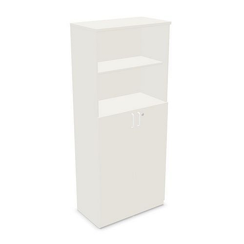 Vysoká kancelářská skříň NowyStyl ES Cabinet, s nikou a dvířky, 189,5 x 80 x 44,5 cm