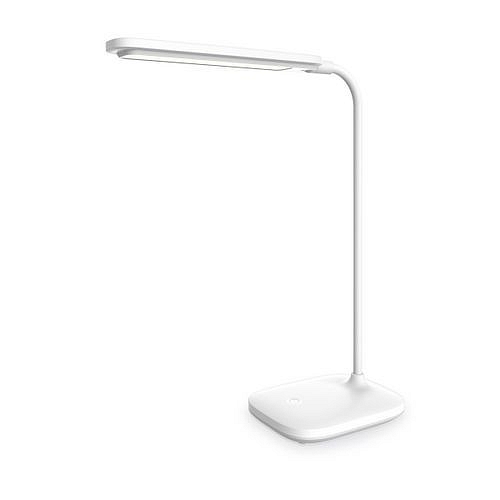 LED stolní lampa Platinet 5W, nabíjecí, bílá