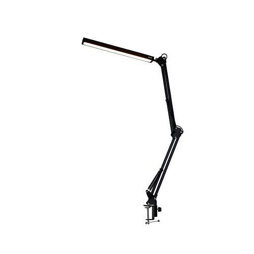 LED stolní lampa Platinet Flexy 10W, s klipem, 1 rameno, černá