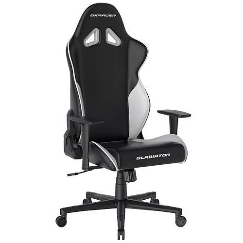 Herní židle DXRacer GLADIATOR, černá/bílá