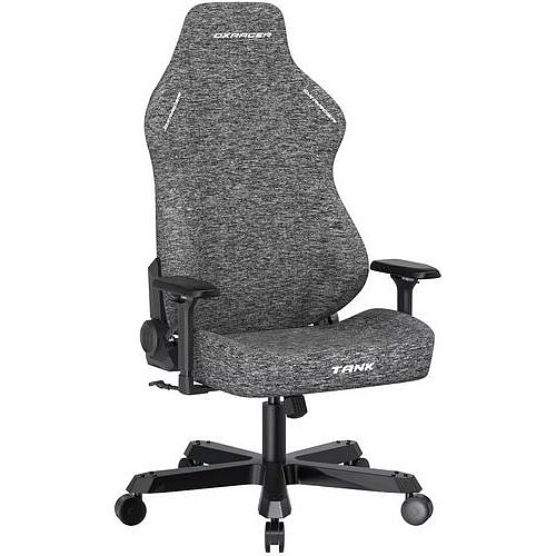 Herní židle DXRacer TANK, šedá, látková