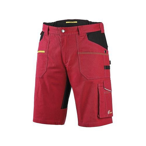 Kraťasy CXS STRETCH, pánské, červeno-černé, vel. 60