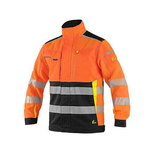 Blůza CXS BENSON, výstražná, pánská, oranžovo-černá, vel. 54