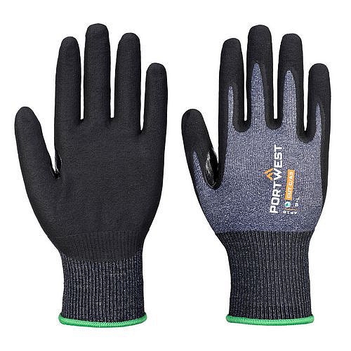 Rukavice SG Grip15 Eco Nitrile (Pk12), černá/modrá, vel.M
