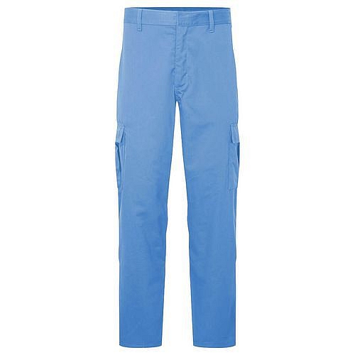 Dámské antistatické kalhoty ESD, modrá, vel.4XL