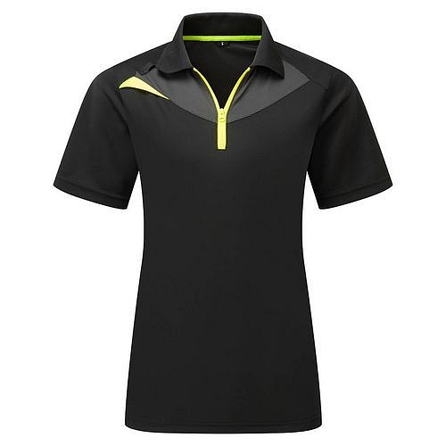 DX4 dámská polokošile s krátkým rukávem, černá, vel.M