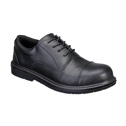 Steel Action Leather Executive S3 SR FO kožená obuv, černá, vel.38