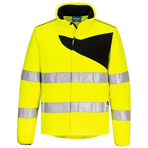 PW2 Hi-Vis Fleece, černá/žlutá, vel.4XL
