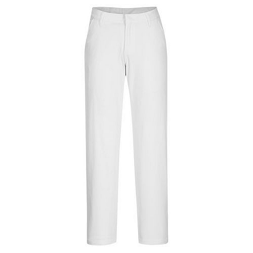 Dámské kalhoty Stretch Slim Chino, bílá, krátké, vel.26