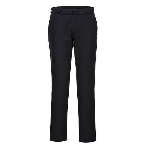 Dámské kalhoty Stretch Slim Chino, černá, krátké, vel.34