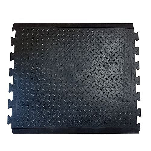 Protiúnavová průmyslová rohož s diamantovým povrchem, 79 x 71 cm, střední díl