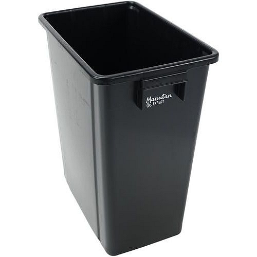 Plastový koš Probbax, 40 l, černý