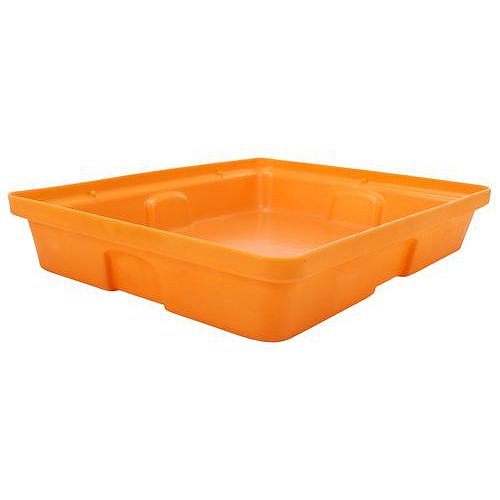 Plastová záchytná vana bez roštu, 805 x 640 mm, kapacita 60 l - Manutan Expert