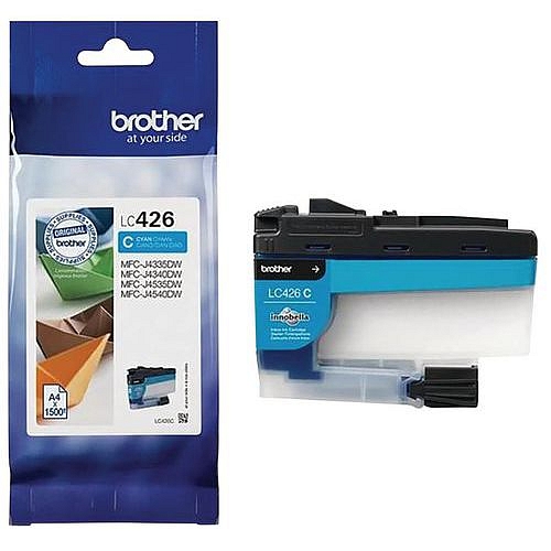 Inkoustová cartridge BROTHER LC-426C, azurová