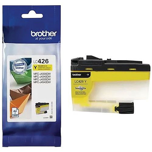 Inkoustová cartridge BROTHER LC-426Y, žlutá
