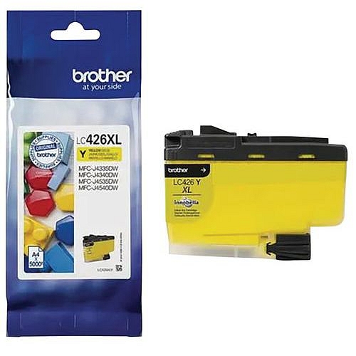 Inkoustová cartridge Brother LC-426XL, žlutá