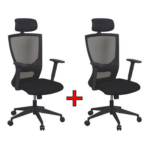 Kancelářská židle Jenny – výhodné balení 2 ks