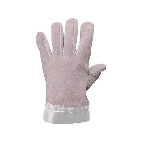 Antivibrační kožené rukavice CXS, šedé/černé