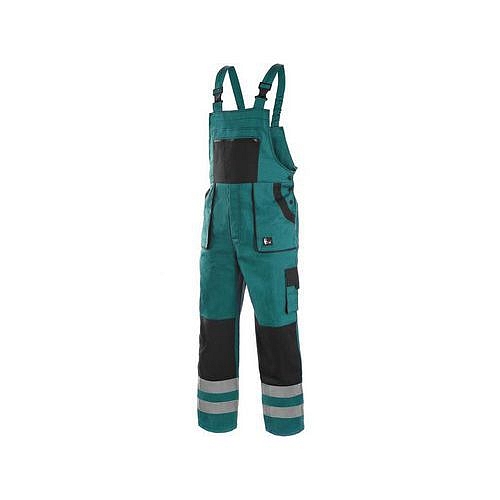 Zahradníky CXS LUXY BRIGHT, pásnké, zeleno-černé, vel. 64