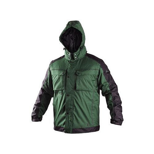 Pánská zimní bunda IRVINE, zeleno-černá, vel. 2XL