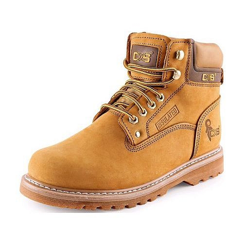 Pracovní kotníková obuv ROAD z nubukové kůže, písková, vel. 47