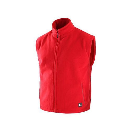 Pánská fleecová vesta UTAH, červená, vel. M