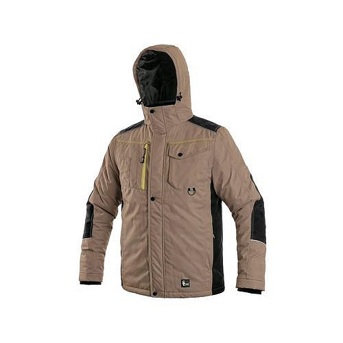 Bunda CXS BALTIMORE, pánská, béžovo-černá, vel. XL