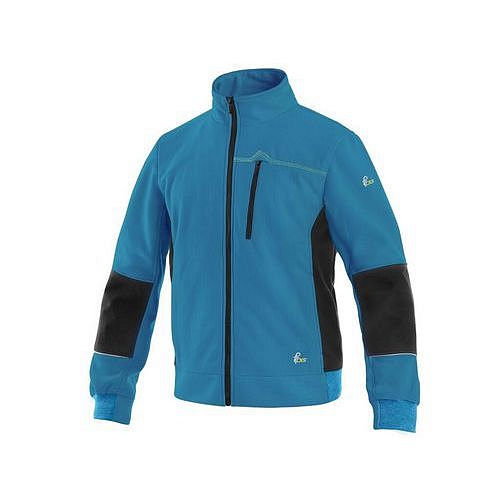 Mikina CXS TEXAS, pánská, středně modrá-černá, vel. 3XL