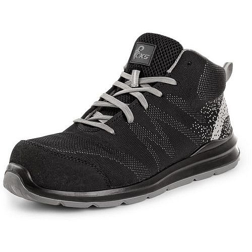 Obuv kotníková CXS TEXLINE MURTER S1P, černo-šedá, vel. 37