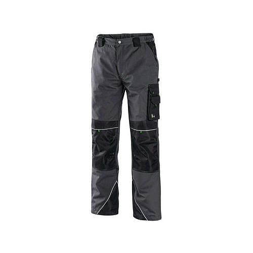 Pánské montérkové kalhoty CXS Sirius Nikolas, šedé/černé, vel. 64