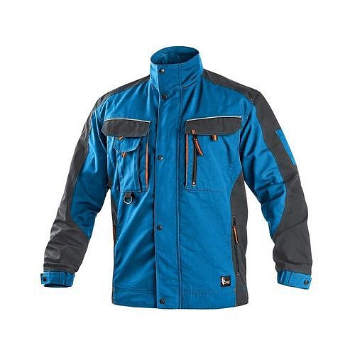 Blůza CXS SIRIUS LUCIUS, pánská, modro-šedá, vel. 58