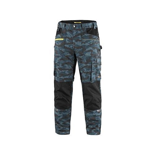 Kalhoty CXS STRETCH, pánské, maskáčovo-modré, vel. 62