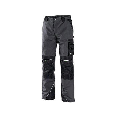 Kalhoty CXS SIRIUS NIKOLAS, 170cm-176cm, šedo-zelené, vel. 56