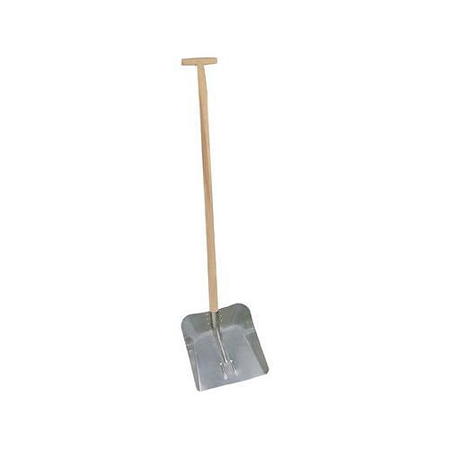 Hliníková lopata s dřevěnou násadou, šířka 35 cm