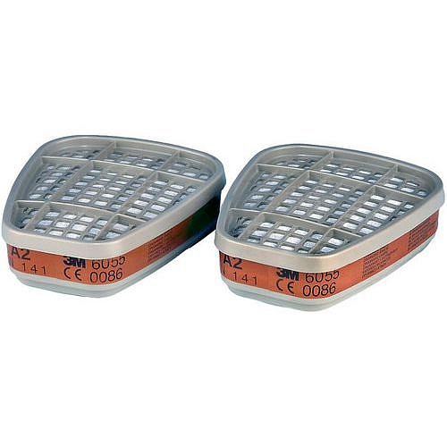 Filtr 3M 6055 proti plynům a výparům, 2 ks