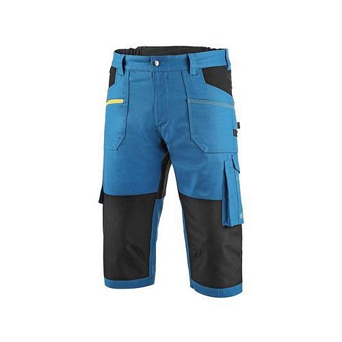 Kalhoty 3/4 CXS STRETCH, pánské, středně modré-černé, vel. 54