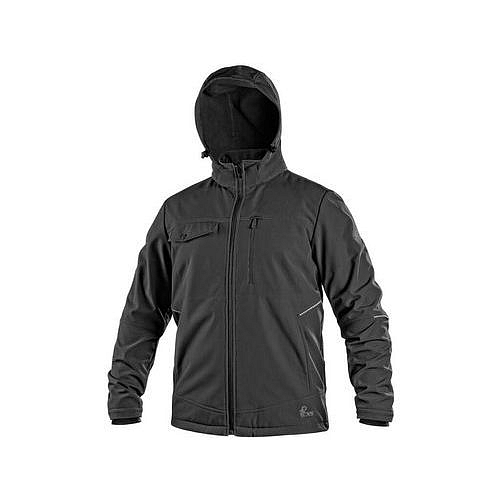 Bunda CXS STRETCH, pánská, softshell, černá, vel. XXL
