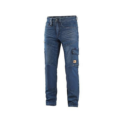 Kalhoty jeans CXS ALBI, pánské, modré, vel. 50