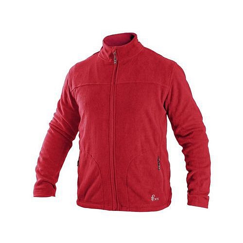 Mikina CXS GRANBY, pánská, fleece, červená, vel. L