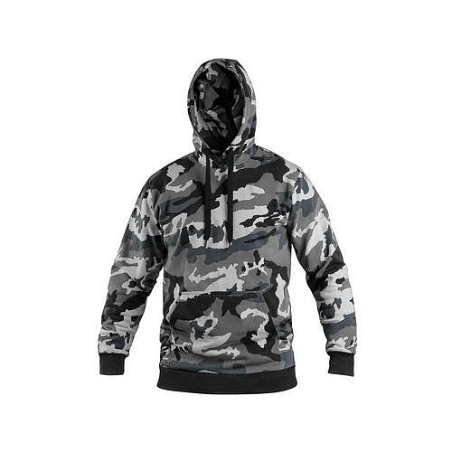 Mikina CXS ARYN, pánská, šedo-bílá (maskáč), vel. 3XL