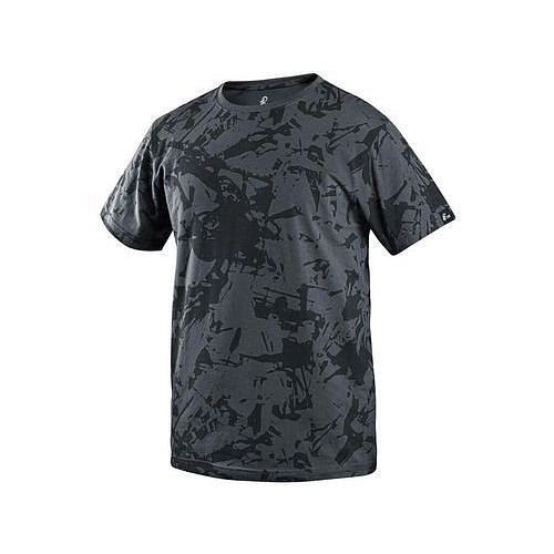 Tričko CXS MERLIN, krátký rukáv, tmavě šedé, vel. 4XL