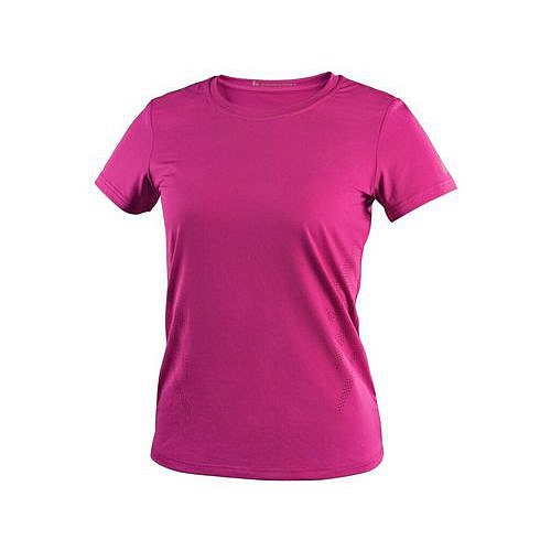 Tričko CXS MOVADO, funkční, krátký rukáv, dámské, růžové. vel. 2XL