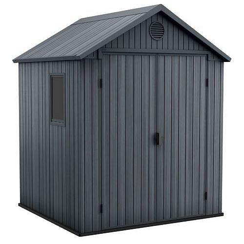 Zahradní domek Darwin 6 x 6, šedý