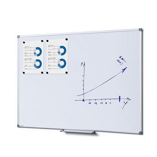 Popisovatelná magnetická tabule - Whiteboard  SCRITTO®  90x120 cm, lakovaný povrch